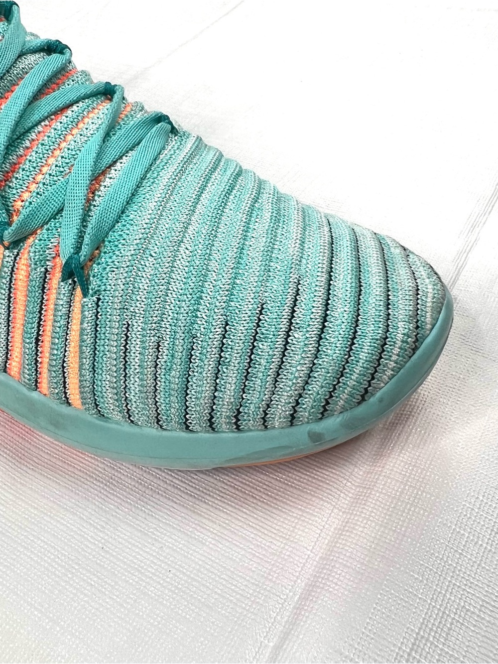 Nike Womens Free Transform Flyknit Sneaker Turquoise Size 7 Running Shoes 833410 - Picture 7 of 10